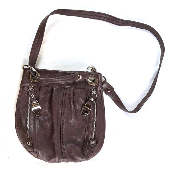 b. makowsky Handbags - B. Makowsky leather zippers cross body bag